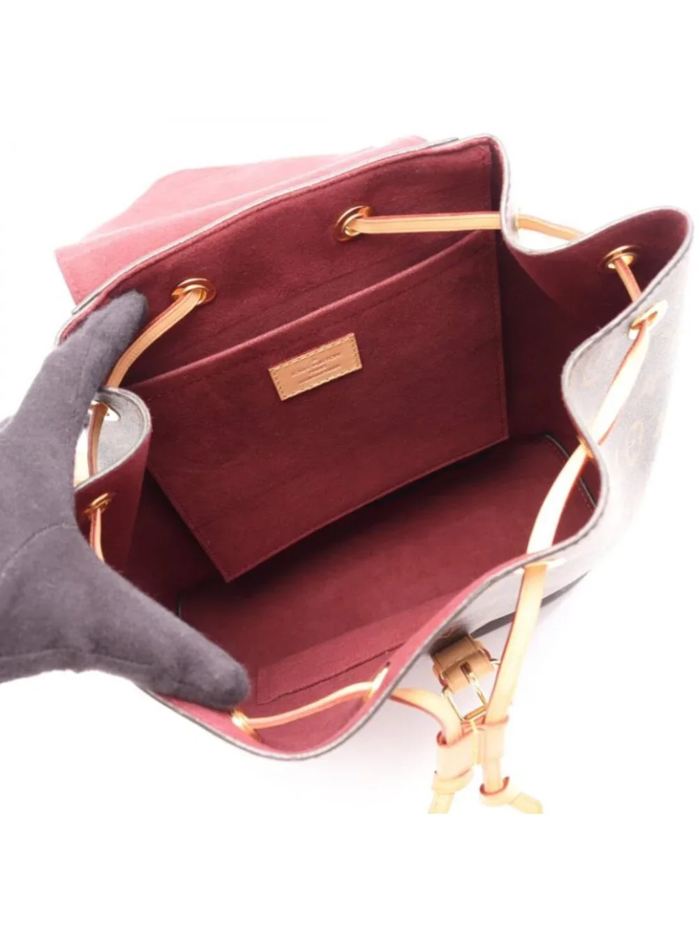 Louis Vuitton Backpack Montsouris Monogram Canvas Leather